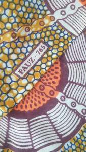 Fabric Library: Vintage African Print Cotton 1.7m