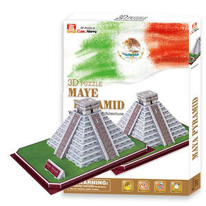 Model Kits: Model Kit / Jigsaw - 3D Puzzle Maya Pyramid