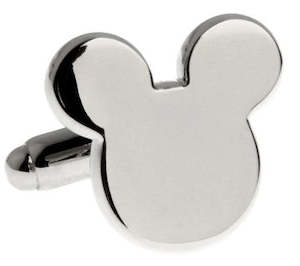 Cufflinks: Mickey Mouse Head Cufflinks