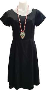 Planet Retro Originals: Black Audrey Dress - Planet Retro Original (XS)