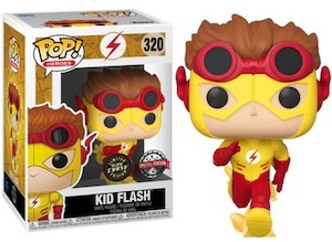 Chase Funko Pop Vinyls: Pop Vinyl - Kid Flash CHASE GITD #320