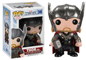 Vaulted Funko Pop Vinyls: Pop Vinyl - Thor Dark World - Thor with Helmet #38