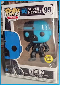 Dc Funko Pop Vinyls: Pop Vinyl - DC - Cyborg Silhouette #95
