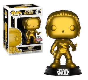Star Wars Funko Pop Vinyls: Pop Vinyl - Star Wars - Rey (Gold) #114