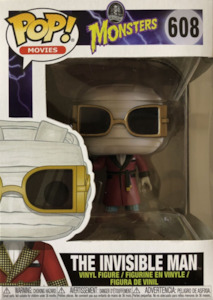 Horror Funko Pop Vinyls: SALE Pop Vinyl - The Invisible Man #608