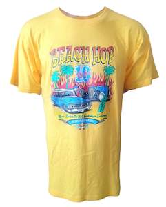 Vintage (2010) Beach Hop NZ Yellow T-Shirt (Large)