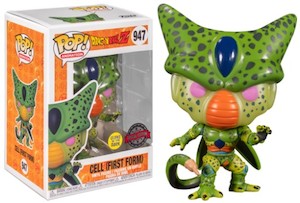 Anime Funko Pop Vinyls: Pop Vinyl - Dragonball Z - Cell (First Form) GITD #947