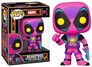 Black Light Funko Pop Vinyls: Pop Vinyl - Deadpool Black Light #801