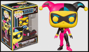 Black Light Funko Pop Vinyls: Pop Vinyl - DC Batman Harley Quinn (Black Light) #371