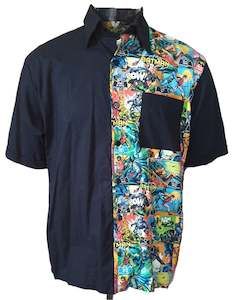 Dc Comics: SALE Batman & Robin Men's Shirt - Planet Retro Original (Small)