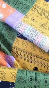 Fabric - Minakoko Birds Folk Art (Japan)