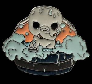 Funko Dumbo In Bathtub Enamel Pin / Brooch