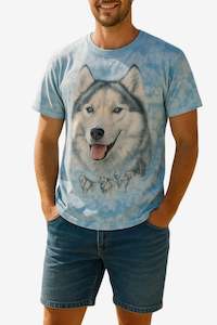 Vintage Husky Tie-Dyed T-Shirt (XL)