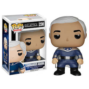 Vaulted Funko Pop Vinyls: Pop Vinyl - Battlestar Galactica - Commander Adama #230