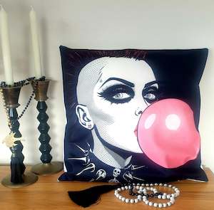 Punk Bubblegum - Lu Lu Deluxe NZ - Cushion Cover