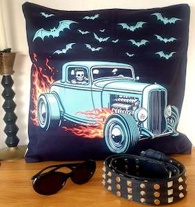 Dc Comics: Hellish Hot Rod - Lu Lu Deluxe NZ - Cushion Cover