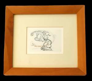 Vintage Mickey Mouse Golf Art