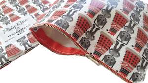 Daleks Cyberman Zippered Pouch Purse - Planet Retro Original