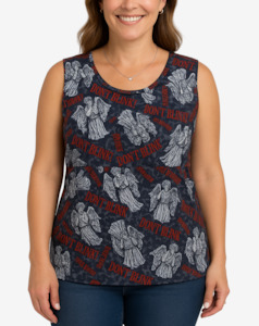 Doctor Who: Weeping Angels Julie Top - Planet Retro Original (XS to 2XL)