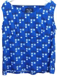 Tardis Julie Top - Planet Retro Original (2XL)
