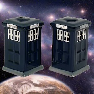 Doctor Who: Police Box Ceramic Salt & Pepper Shakers