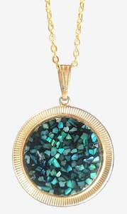 Kiwiana: Vintage 70s Paua Shell Necklace