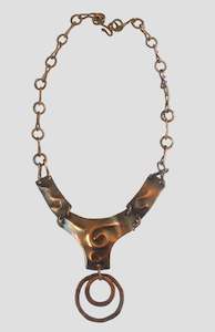 Fashion: Vintage 70s Copper Necklace