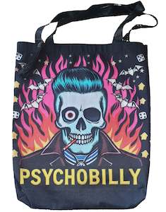 Psychobilly - Lu Lu Deluxe NZ - Pop Art Tote Bag
