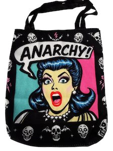 Fashion: Anarchy - Lu Lu Deluxe NZ - Pop Art Tote Bag