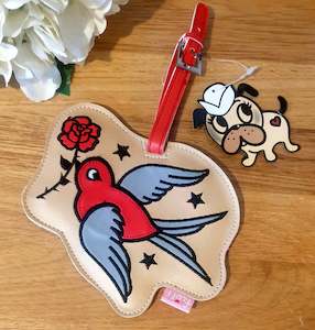 Sweet Swallow Bird Luggage Tag