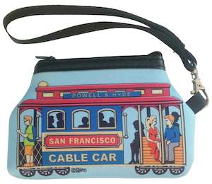 Handbags Wallets Purses: San Francisco Cable Car Coin Purse