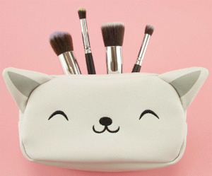 Handbags Wallets Purses: White Cat Kawaii Purse - My Kawaii