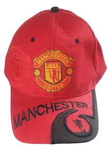 Manchester United Football Red Baseball Cap