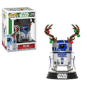 Funko Pop Vinyls: Pop Vinyl - R2-D2 (Christmas Reindeer) #275