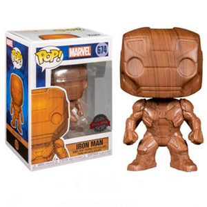 Funko Pop Vinyls: Pop Vinyl - Iron Man (Wood Deco) #674