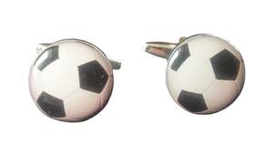 Football Soccer Balls Cufflinks