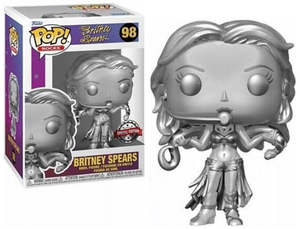 Music Funko Pop Vinyls: SALE Pop Vinyl - Britney Spears (Metallic) Slave For You #98