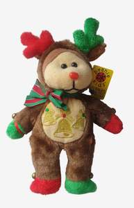 BK Beanie Kids Bear - Cupid the Reindeer Bear (2010)