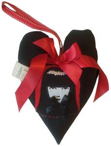 Christmas Collectables: Emily Strange Heart Hanging Ornament
