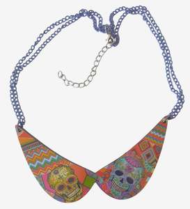 Sugar Skull Collar Necklace