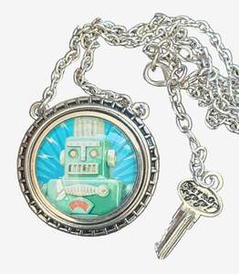 Atomic Robot Dome Necklace