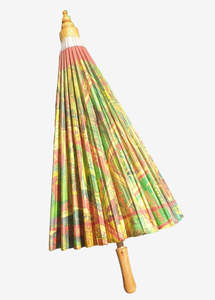 Retro Asian Style Sun Umbrella Parasol