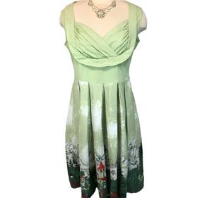 Dresses: Lindy Bop Ophelia Swiss Alpine Village Dress (Small)