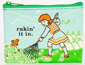 Blue Q Bags - Coin Purse Rakin' It In