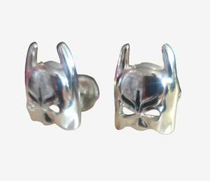 Cufflinks - DC Batman Silver Half Mask