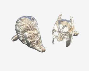Cufflinks - DC - Batman Joker Heads