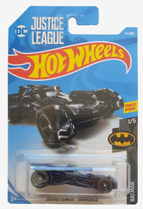 Dc Comics: Hot Wheels - Batman Justice League Batmobile - Blue (2017)