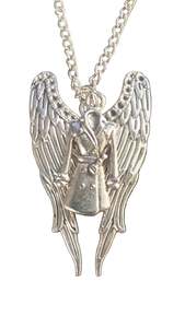 Supernatural: Supernatural Castiel's Trenchcoat & Wings Necklace