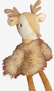 Christmas Collectables: Fluffy Furry Christmas Reindeer Plush 52cm