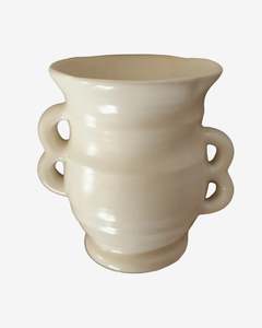 Tableware: Vintage Crown Devon Mini Handled Vase – England